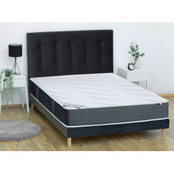 Matelas 140 x 190 cm ressorts ensachés 7 zones et mémoire de forme ép.25cm -