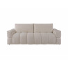 Canapé 3 places convertible en tissu bouclette beige