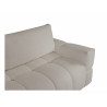 Canapé 3 places convertible en tissu bouclette beige